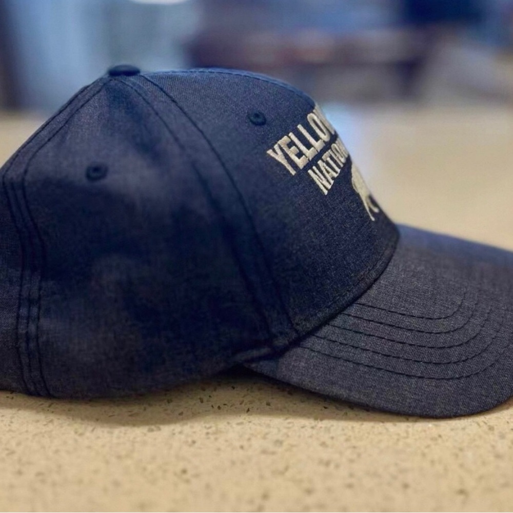 Yellowstone National Park Denim Blue Cap
